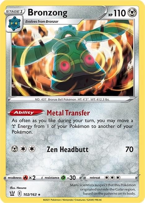PSA 10 Bronzong Vivid Voltage graded Pokémon card