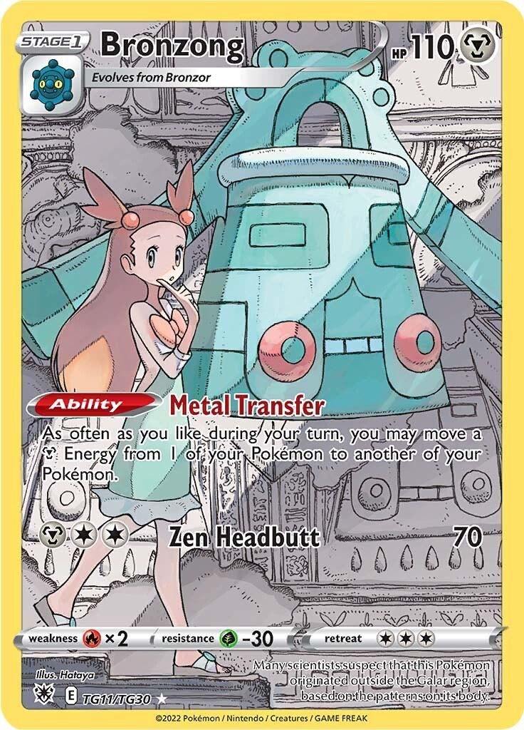 PSA 10 Bronzong Astral Radiance Trainer Gallery graded Pokémon card