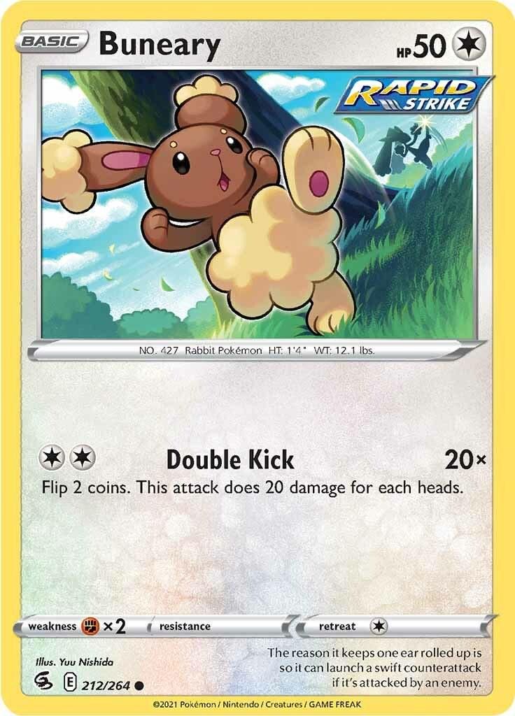 PSA 10 Buneary Fusion Strike graded Pokémon card