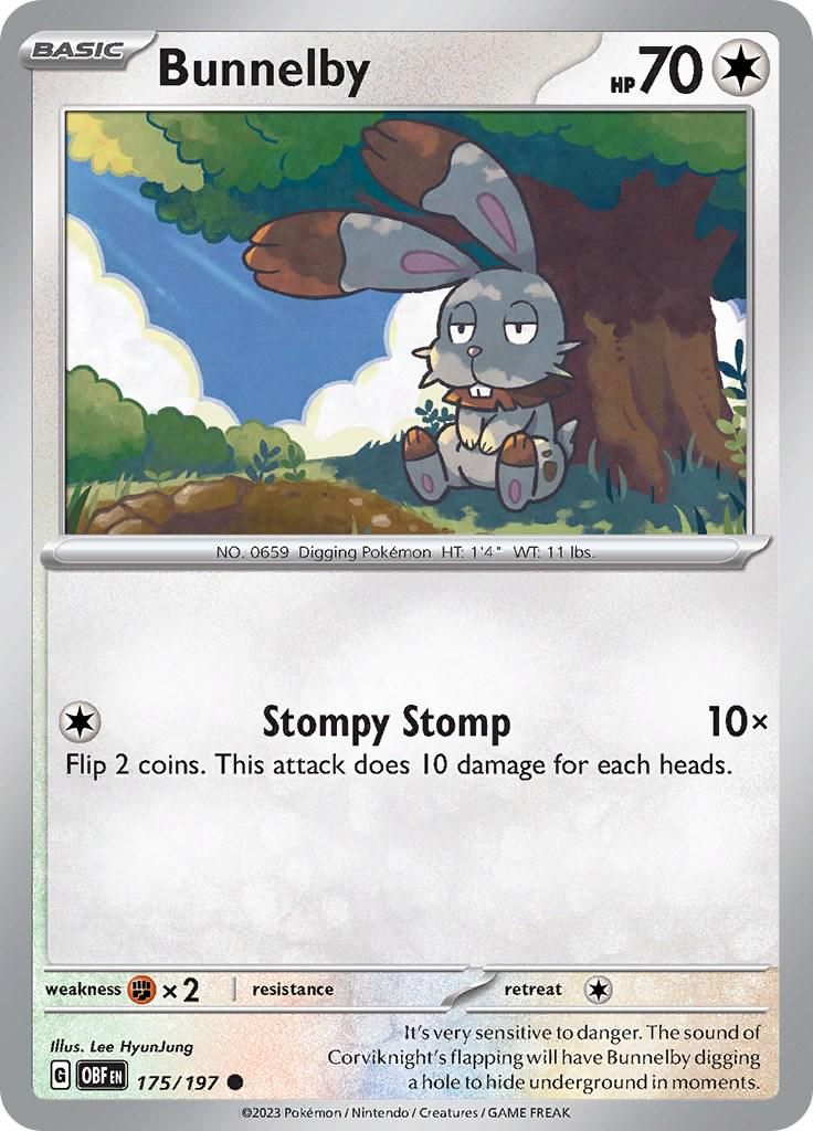 PSA 10 Bunnelby Scarlet & Violet graded Pokémon card