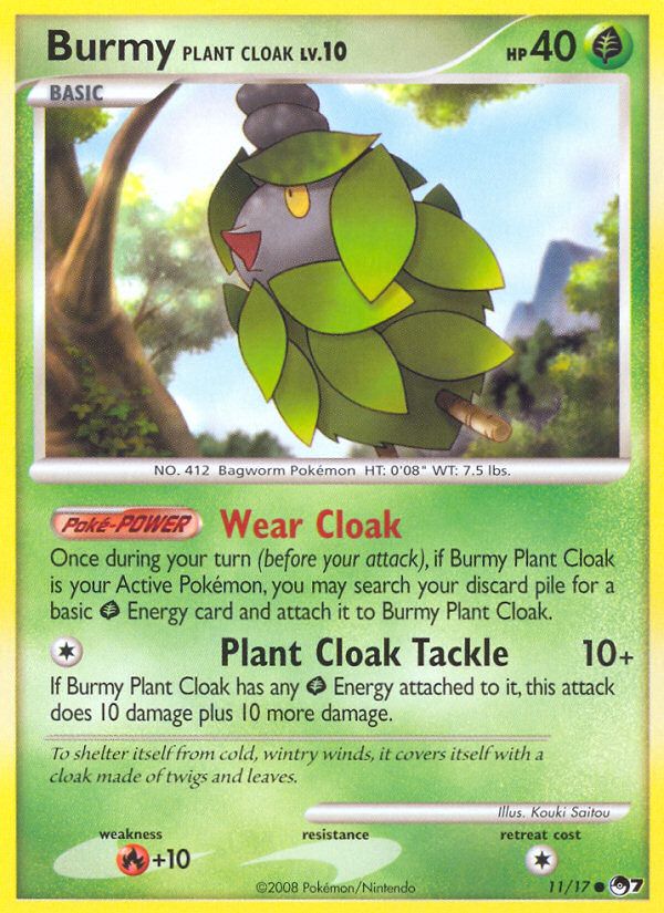 PSA 10 Burmy Noble Victories graded Pokémon card