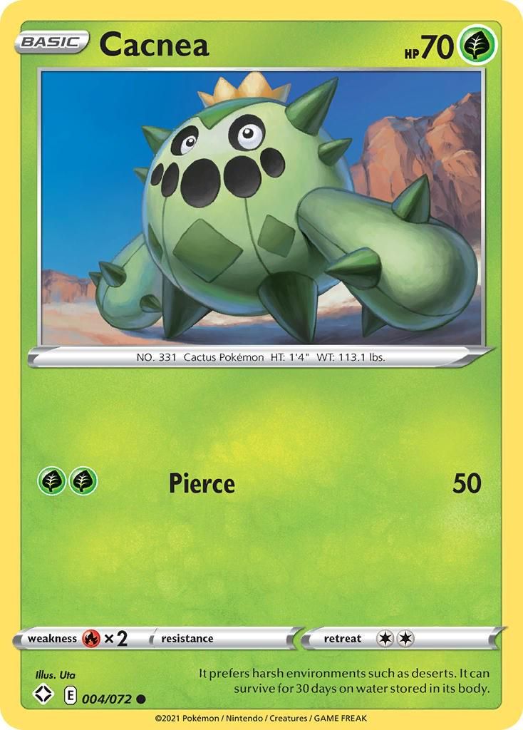 PSA 10 Cacnea Paldean Fates graded Pokémon card