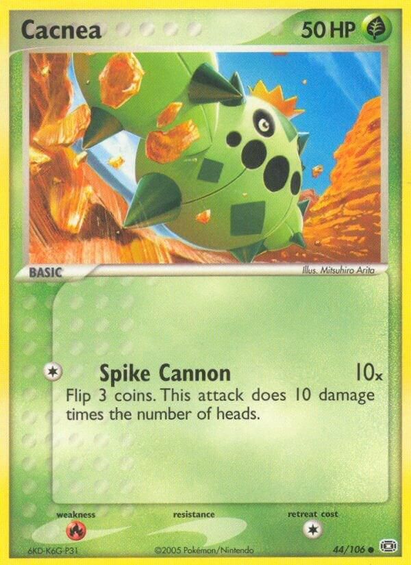PSA 10 Cacnea EX Emerald graded Pokémon card