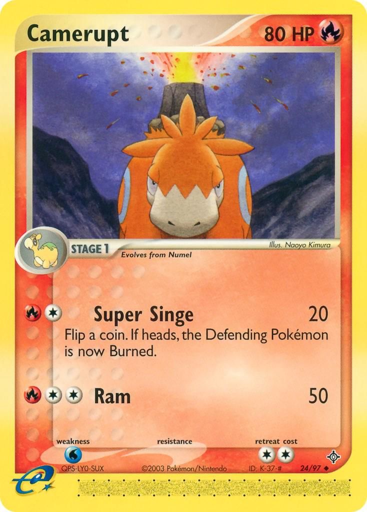 PSA 10 Camerupt EX Dragon graded Pokémon card