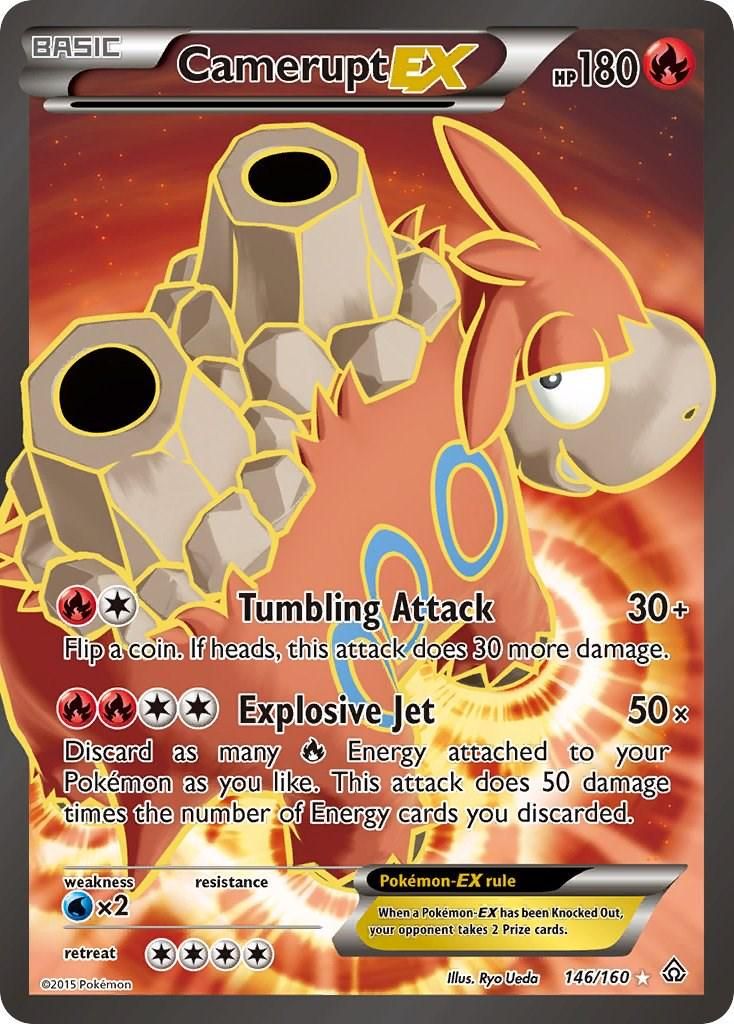 PSA 10 Camerupt Primal Clash graded Pokémon card