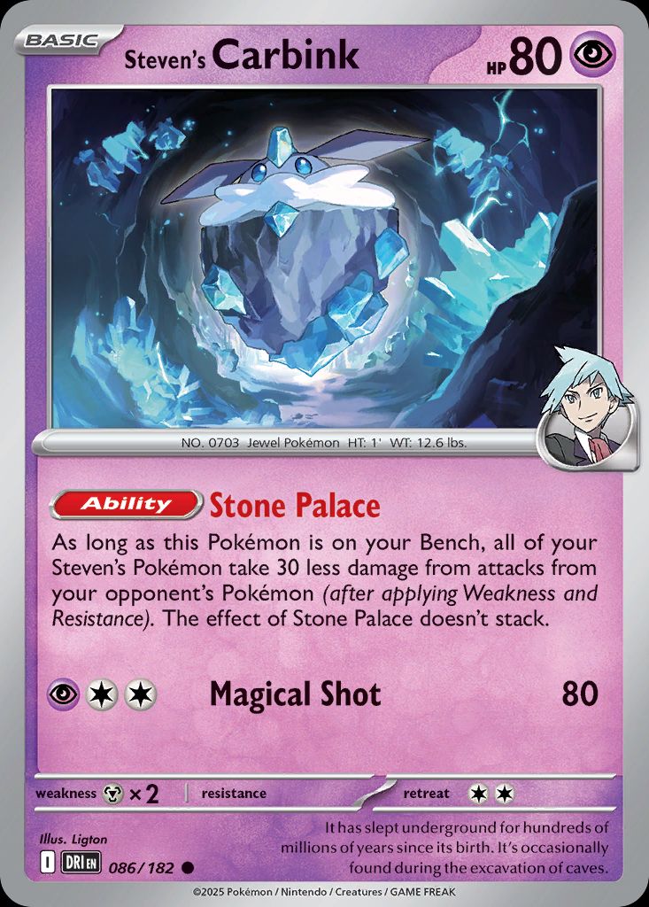 PSA 10 Carbink Forbidden Light graded Pokémon card