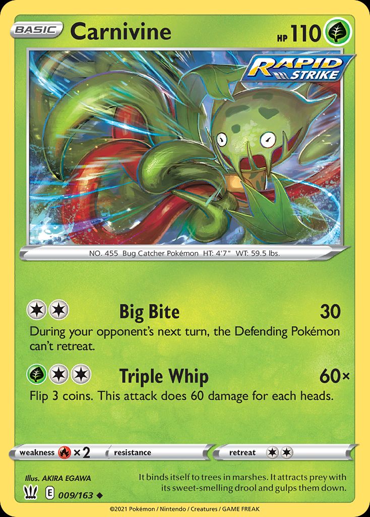 PSA 10 Carnivine Unified Minds graded Pokémon card