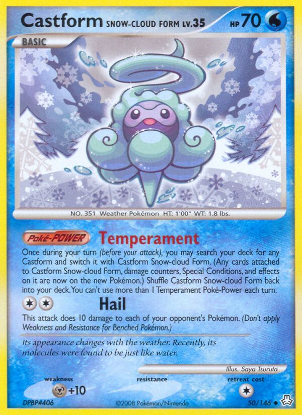 PSA 10 Castform Legends Awakened graded Pokémon card