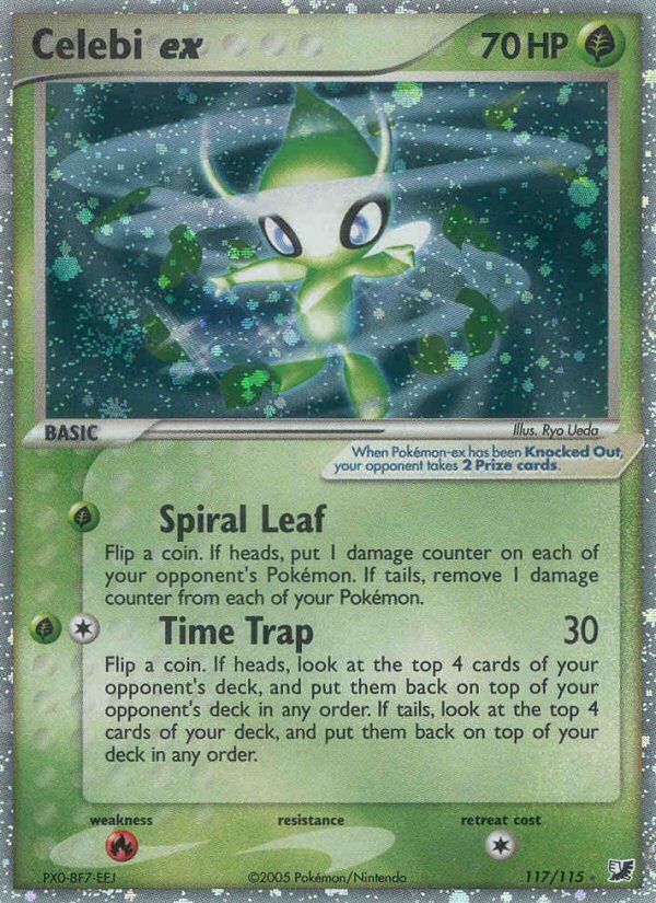 PSA 10 Celebi Unseen Forces graded Pokémon card