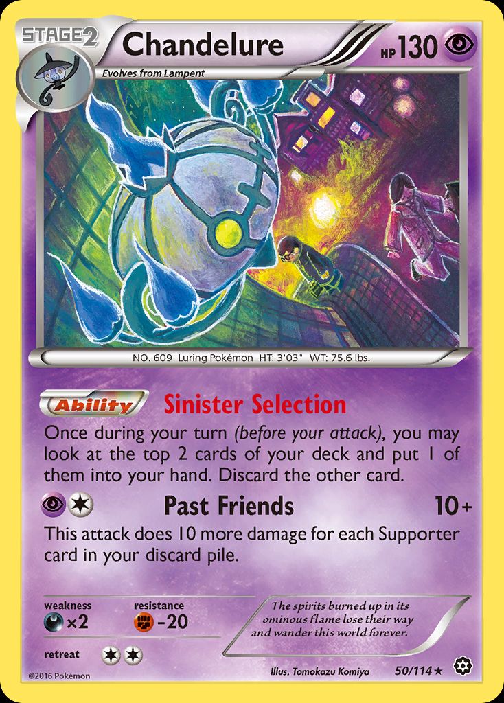 PSA 10 Chandelure Steam Siege graded Pokémon card