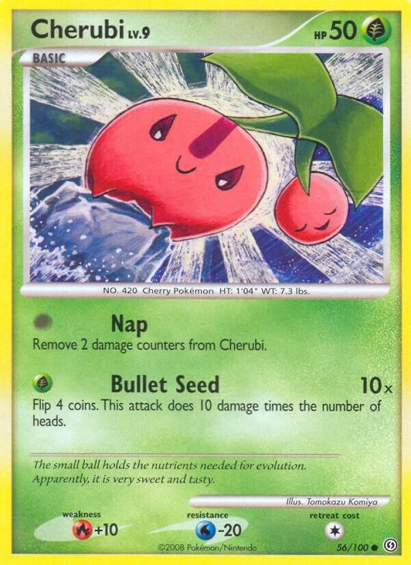 PSA 10 Cherubi HeartGold & SoulSilver graded Pokémon card