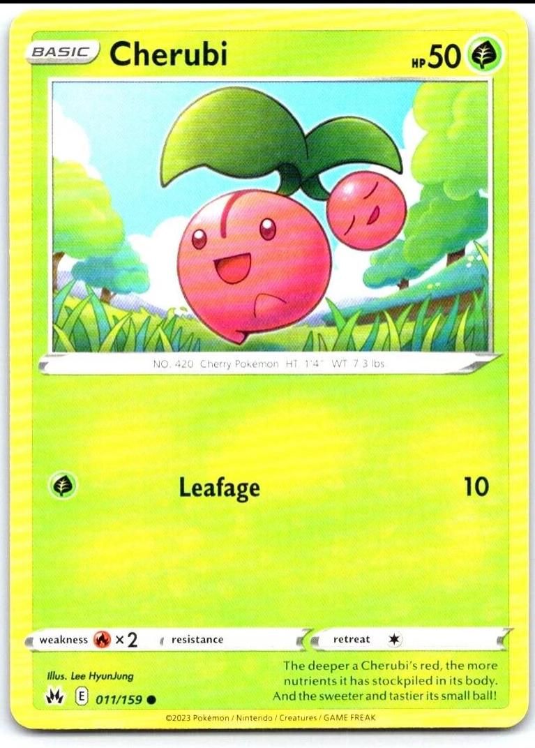 PSA 10 Cherubi Astral Radiance graded Pokémon card