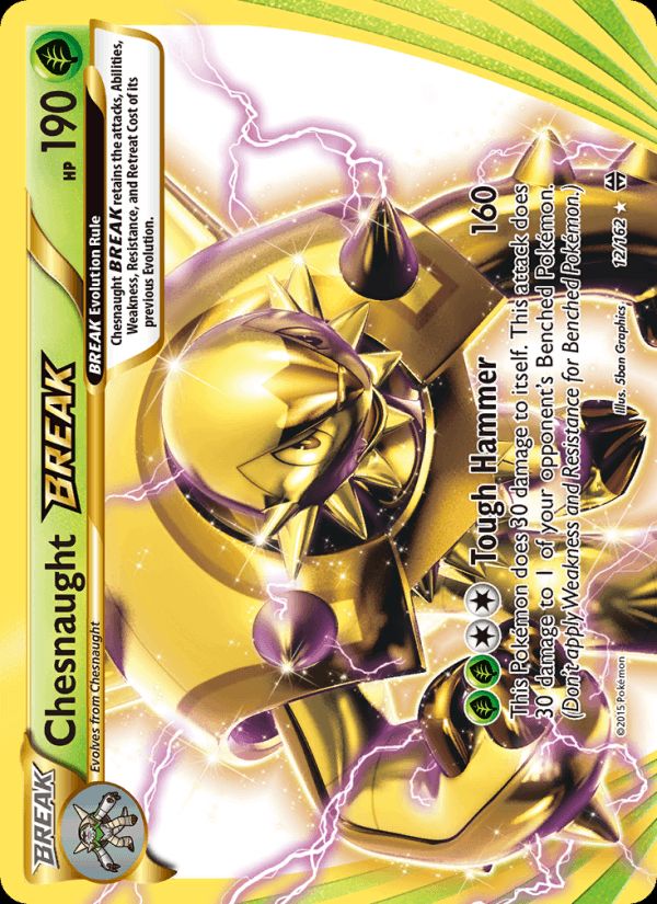 PSA 10 Chesnaught BREAKthrough graded Pokémon card