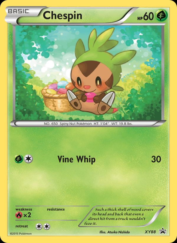 PSA 10 Chespin XY Black Star Promos graded Pokémon card