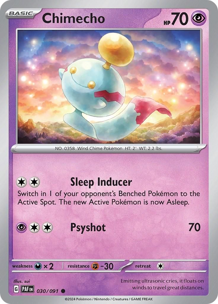 PSA 10 Chimecho Paldea Evolved graded Pokémon card