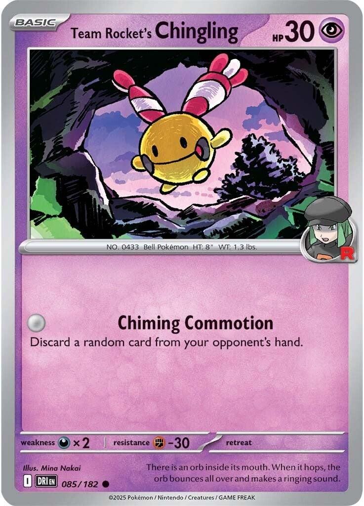 PSA 10 Chingling Intense Fight in the Destroyed Sky graded Pokémon card