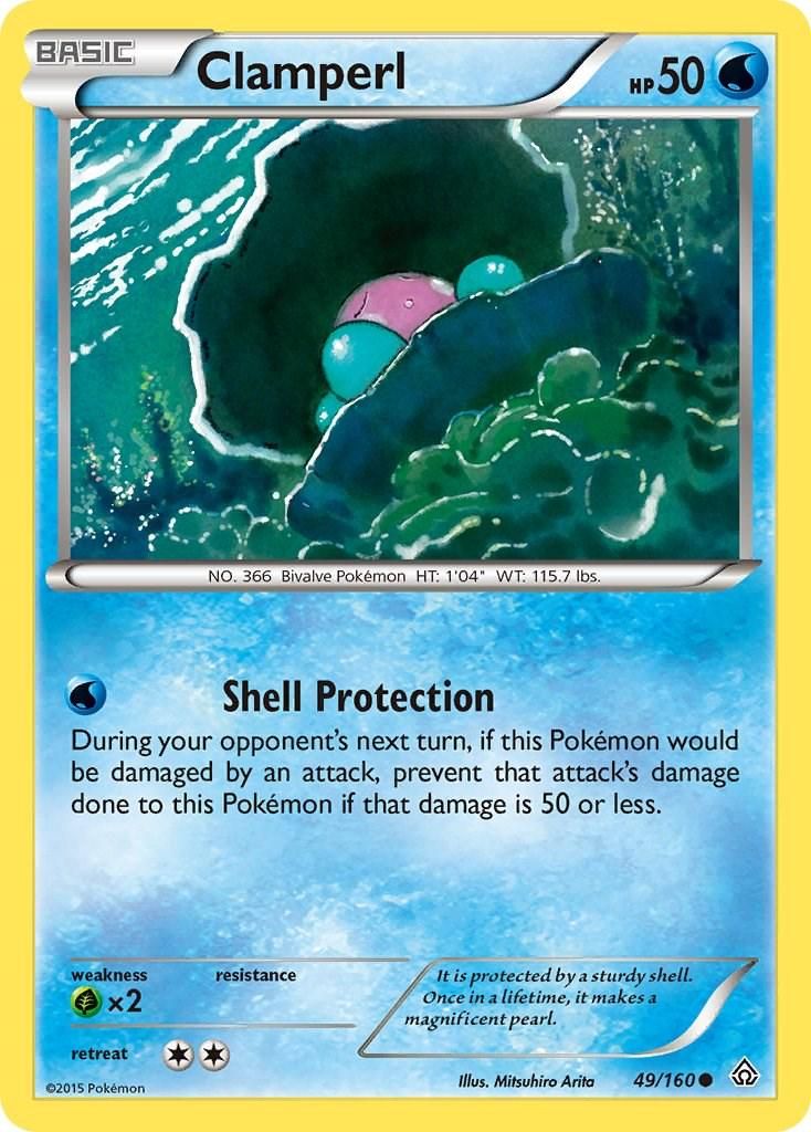 PSA 10 Clamperl Rulers of the Heavens graded Pokémon card