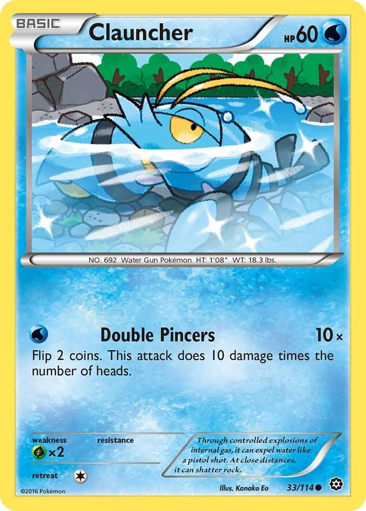 PSA 10 Clauncher Steam Siege graded Pokémon card