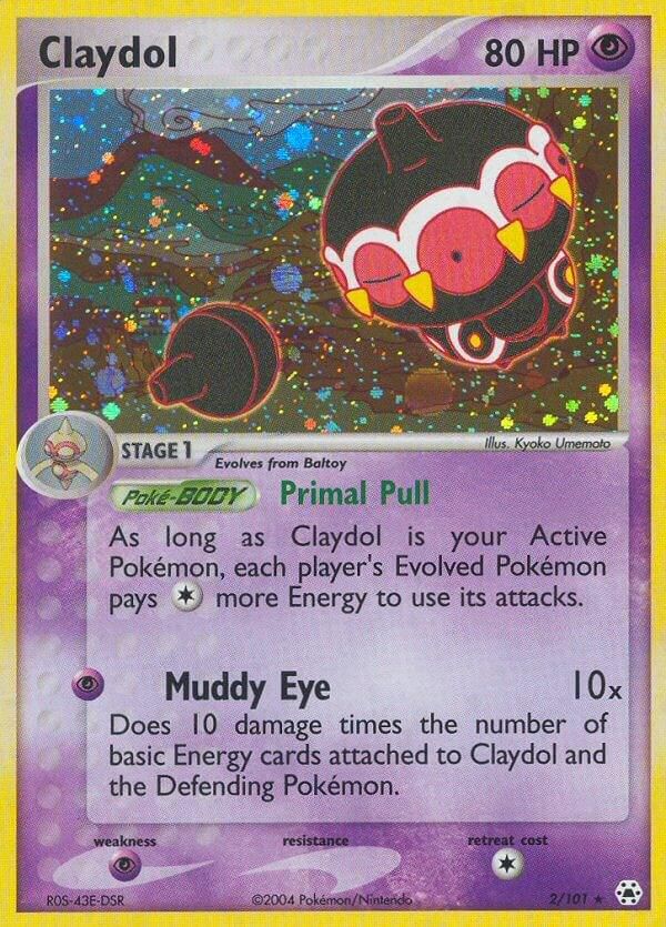 PSA 10 Claydol Hidden Legends graded Pokémon card