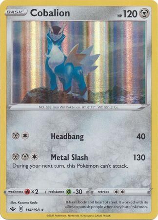 PSA 10 Cobalion Crimson Invasion graded Pokémon card