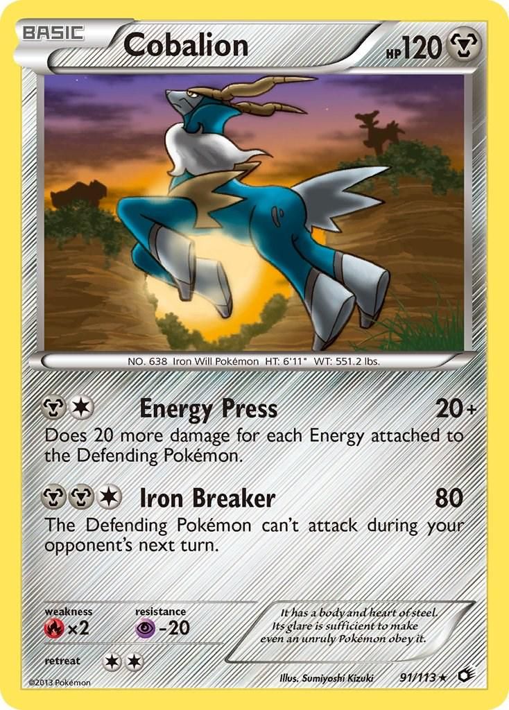 PSA 10 Cobalion Legendary Treasures graded Pokémon card