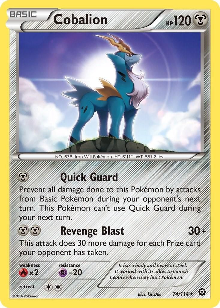 PSA 10 Cobalion Roaring Skies graded Pokémon card