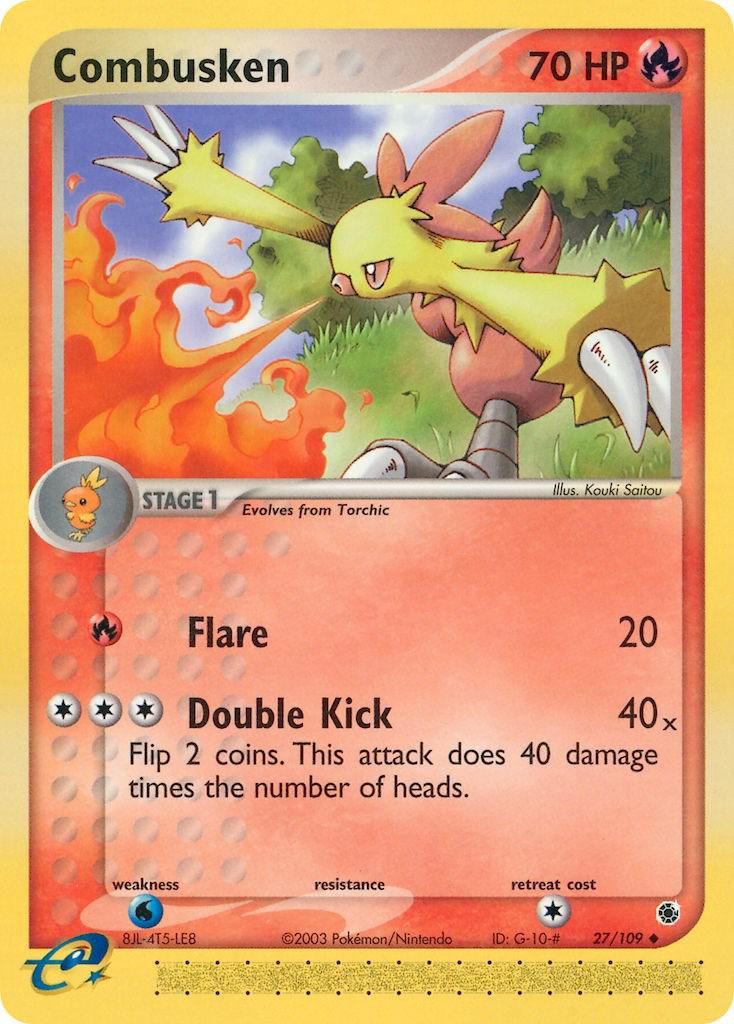 PSA 10 Combusken EX Ruby & Sapphire graded Pokémon card