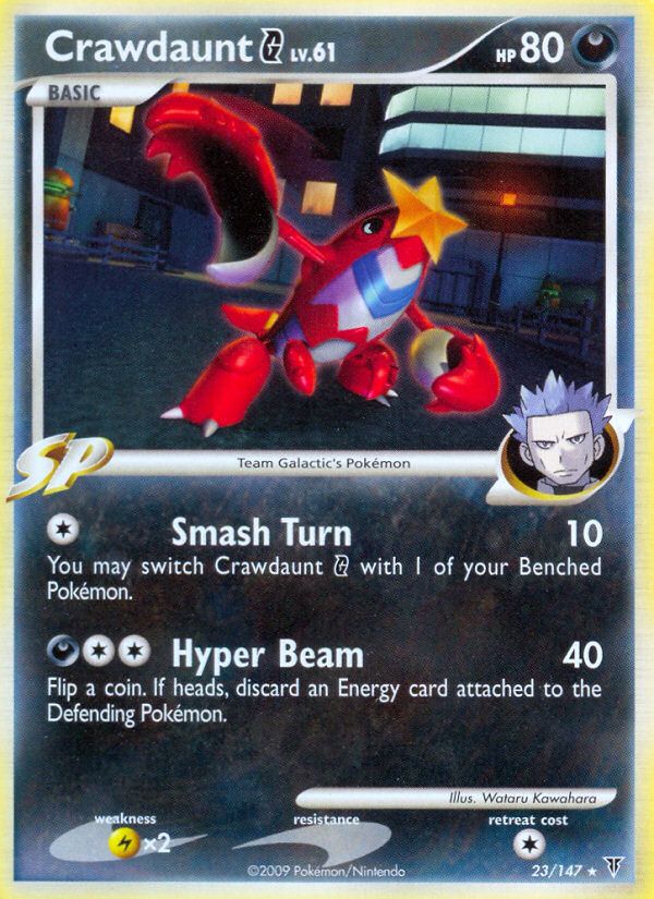 PSA 10 Crawdaunt Great Encounters graded Pokémon card