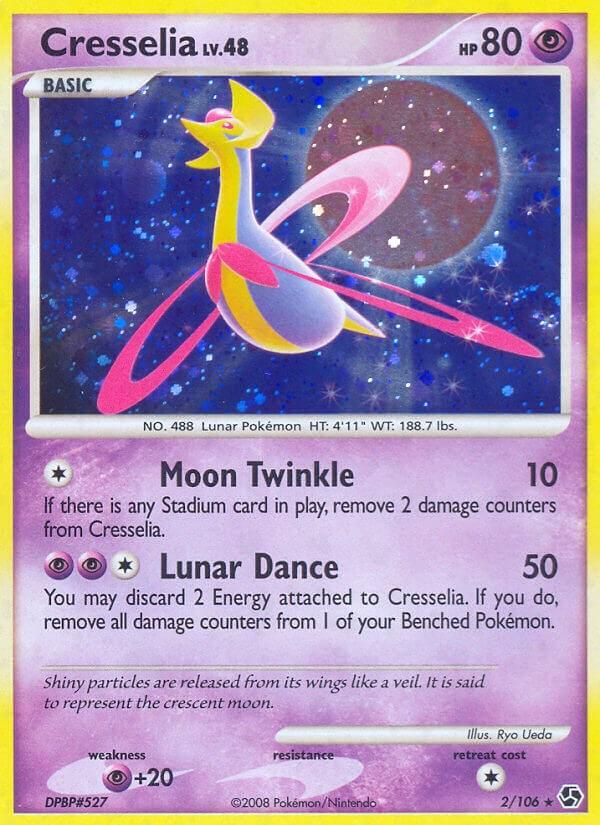 PSA 10 Cresselia Undaunted graded Pokémon card