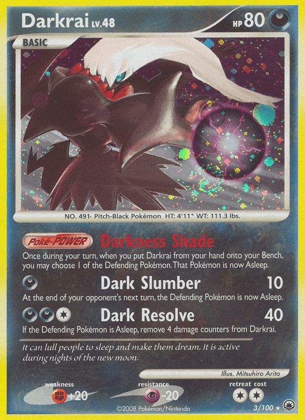 PSA 10 Darkrai Majestic Dawn graded Pokémon card