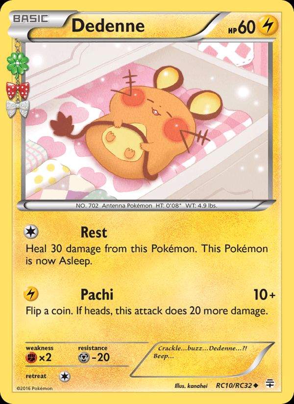 PSA 10 Dedenne Generations graded Pokémon card