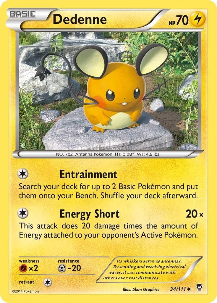 PSA 10 Dedenne Flashfire graded Pokémon card