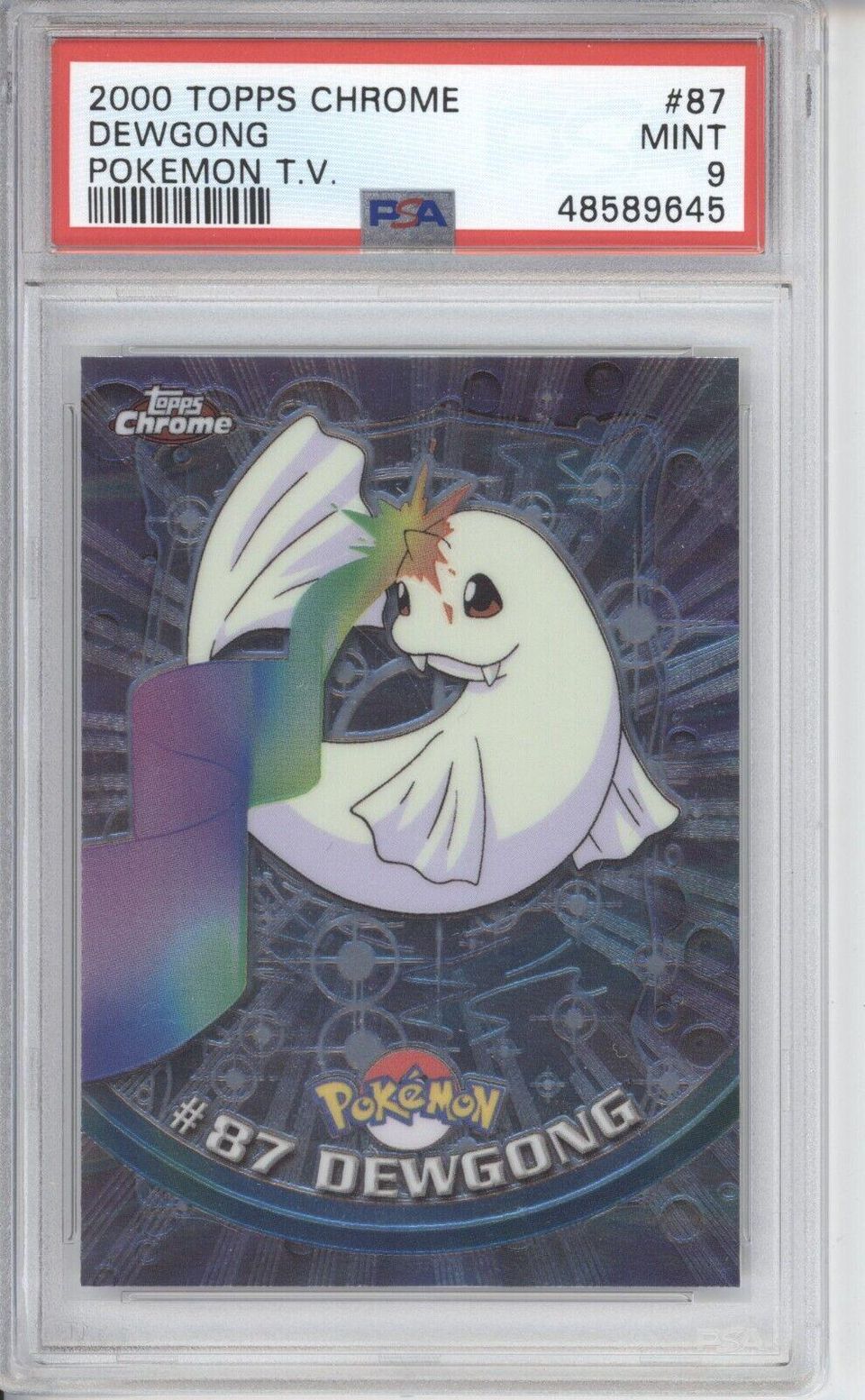 PSA 10 Dewgong Pokémon Web graded Pokémon card