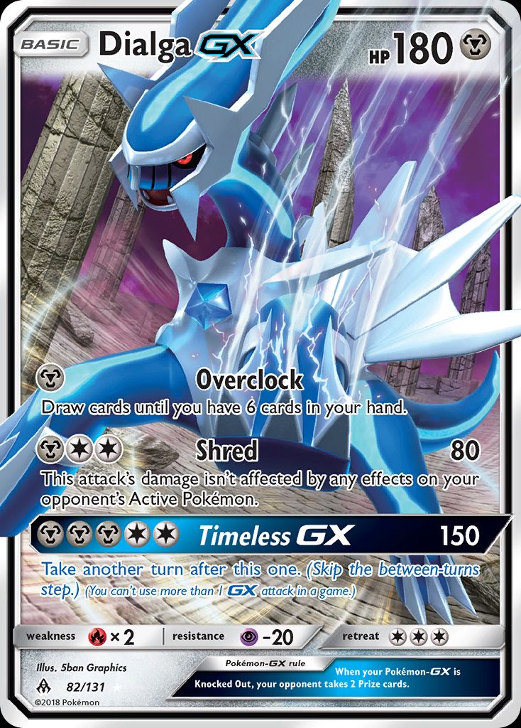 PSA 10 Dialga Ultra Prism graded Pokémon card