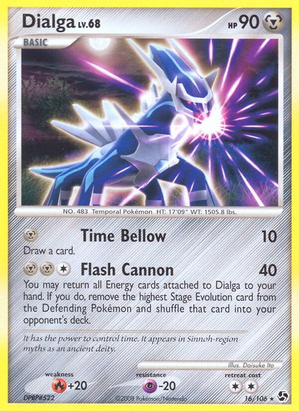 PSA 10 Dialga Mysterious Treasures graded Pokémon card