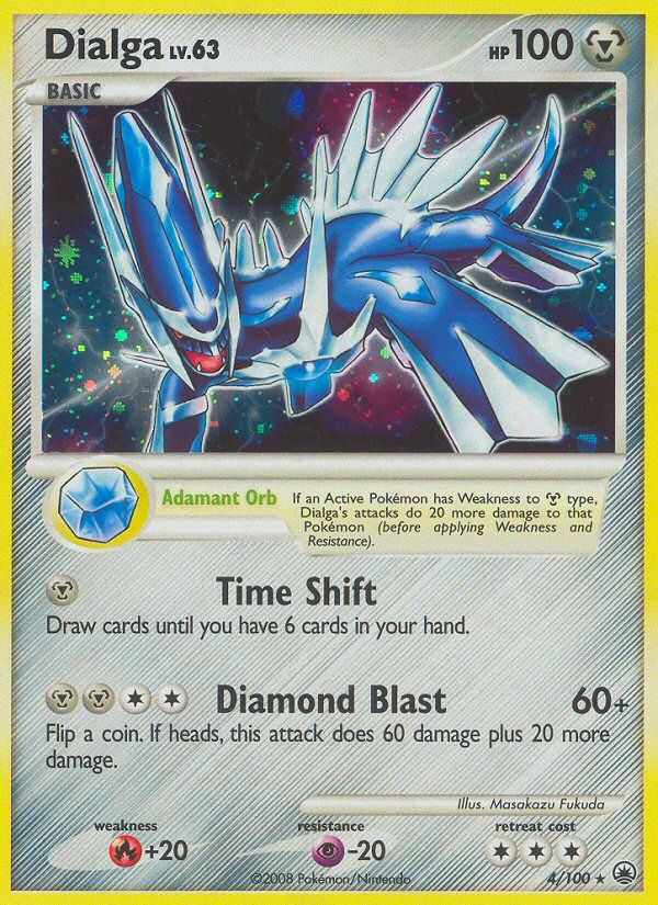 PSA 10 Dialga HS. Unleashed graded Pokémon card