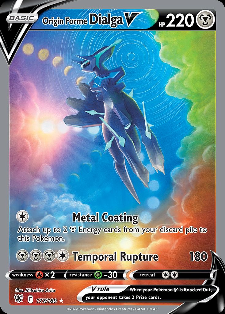 PSA 10 Dialga Astral Radiance graded Pokémon card