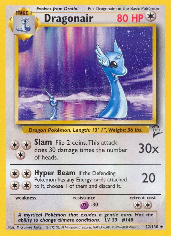 PSA 10 Dragonair Base Set 2 graded Pokémon card