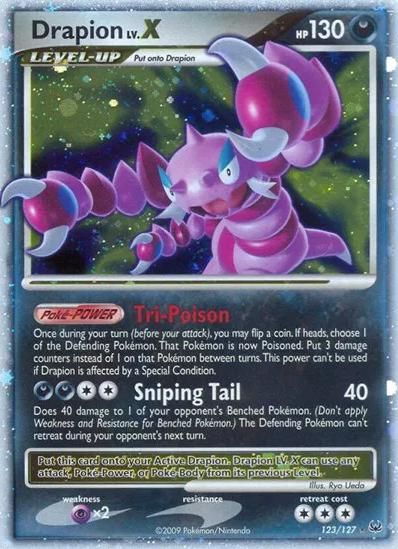 PSA 10 Drapion Platinum graded Pokémon card