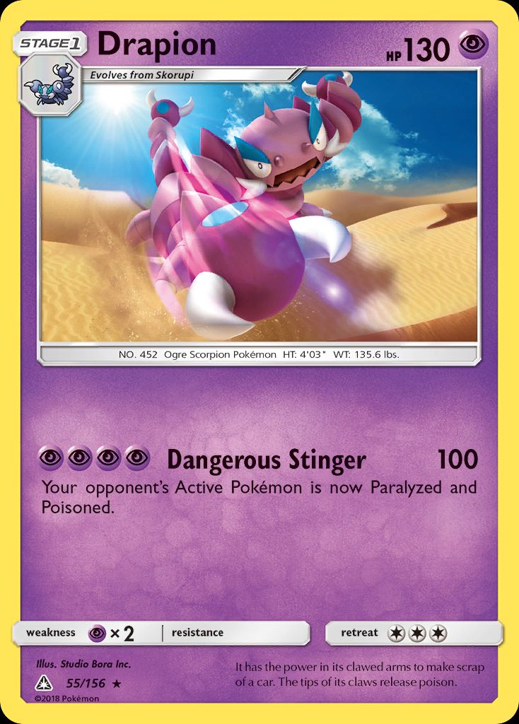 PSA 10 Drapion Flashfire graded Pokémon card