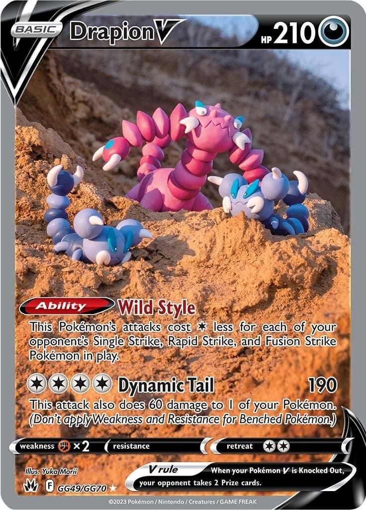 PSA 10 Drapion Crown Zenith graded Pokémon card