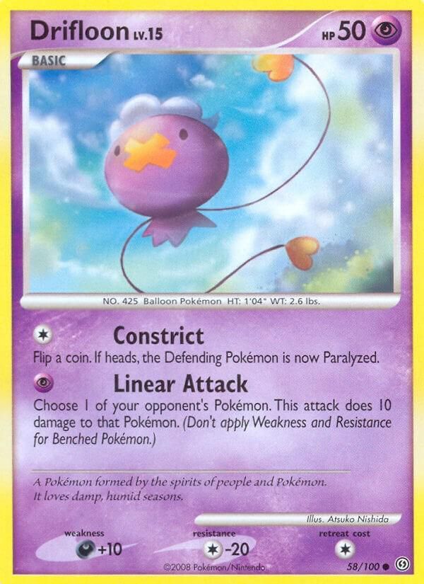 PSA 10 Drifloon Platinum graded Pokémon card