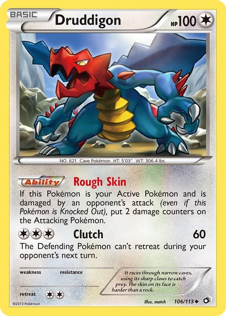 PSA 10 Druddigon Legendary Treasures graded Pokémon card