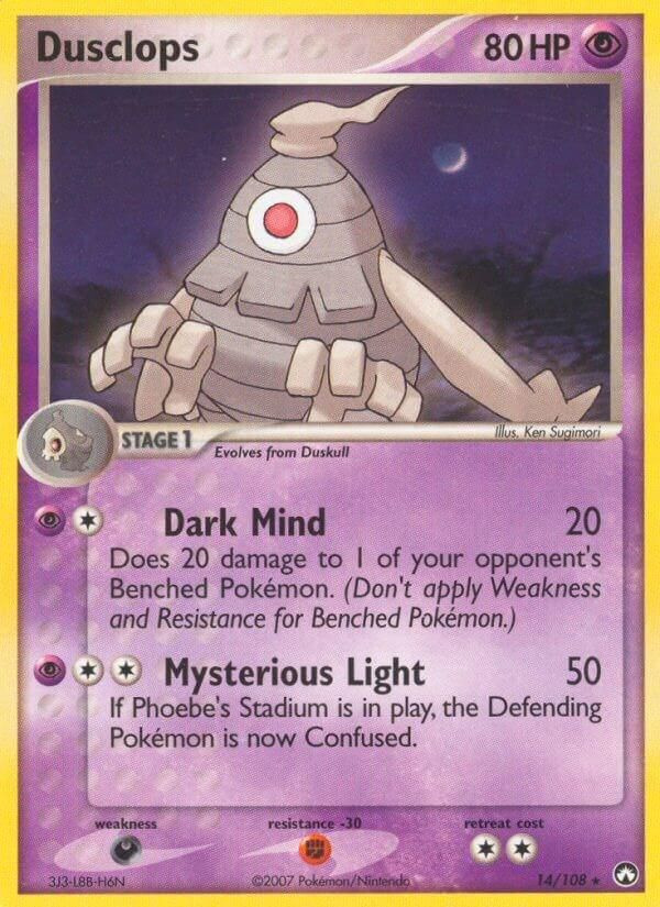 PSA 10 Dusclops Power Keepers graded Pokémon card