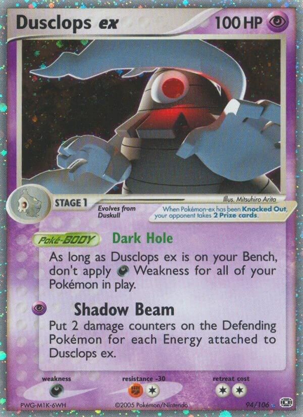 PSA 10 Dusclops EX Emerald graded Pokémon card