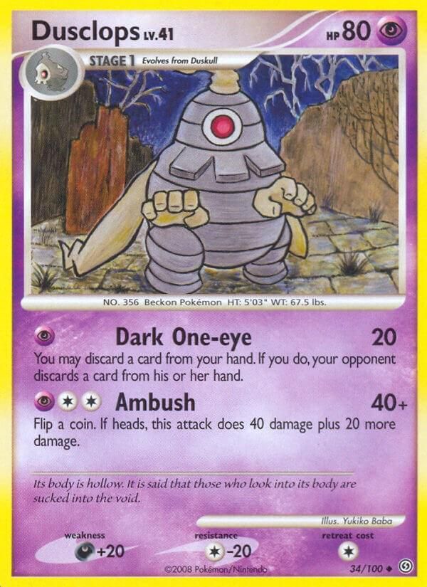 PSA 10 Dusclops Stormfront graded Pokémon card