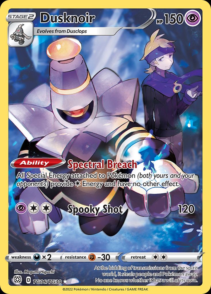 PSA 10 Dusknoir Astral Radiance graded Pokémon card