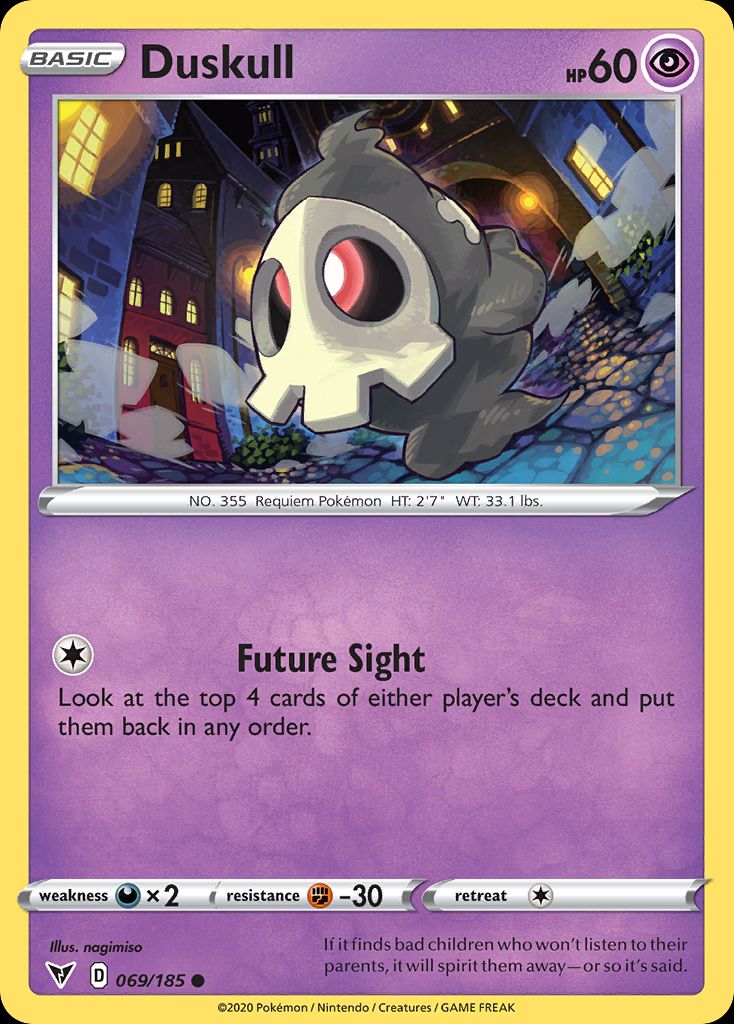 PSA 10 Duskull Paldea Evolved graded Pokémon card