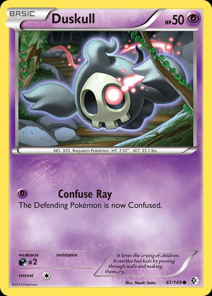 PSA 10 Duskull Boundaries Crossed graded Pokémon card