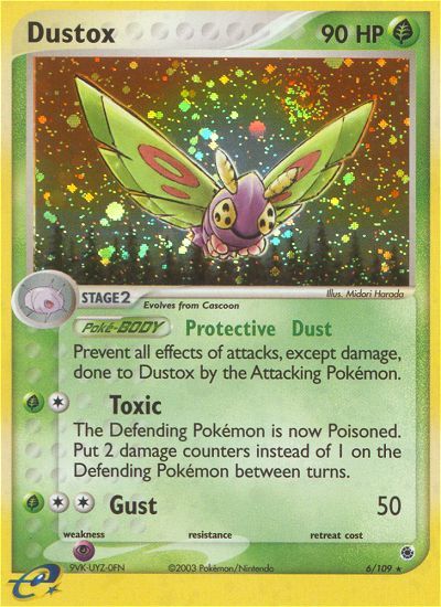 PSA 10 Dustox Constructed Standard Deck graded Pokémon card